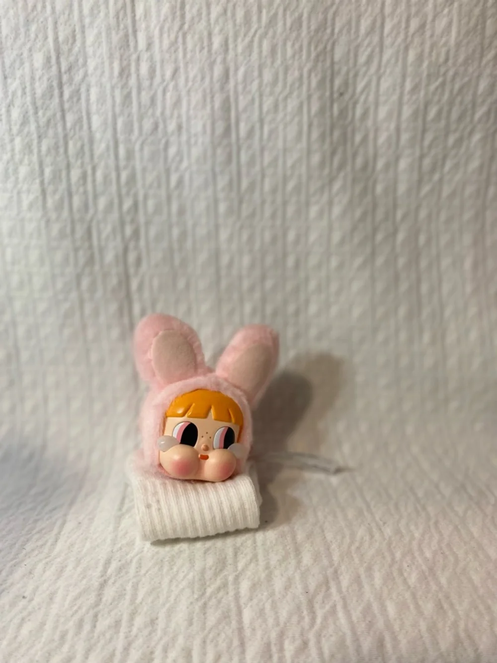 Pink Bunny Hooded Doll Head Plush - Adorable Kids Toy